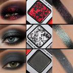 AFFLANO Post-Punk Show 12 Colors Black Eyeshadow Palette