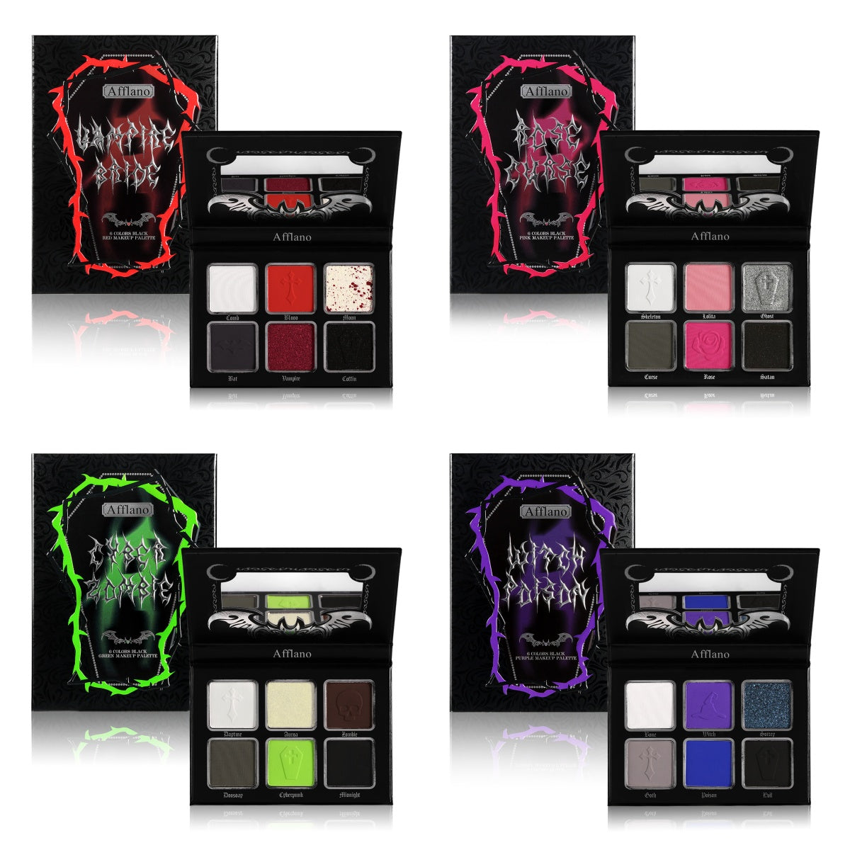Afflano Halloween Gothic Makeup Palette