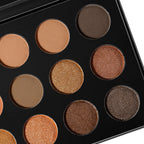 DE'LANCI 15 Color Nude Bronzed Eyeshadow Makeup Pallete