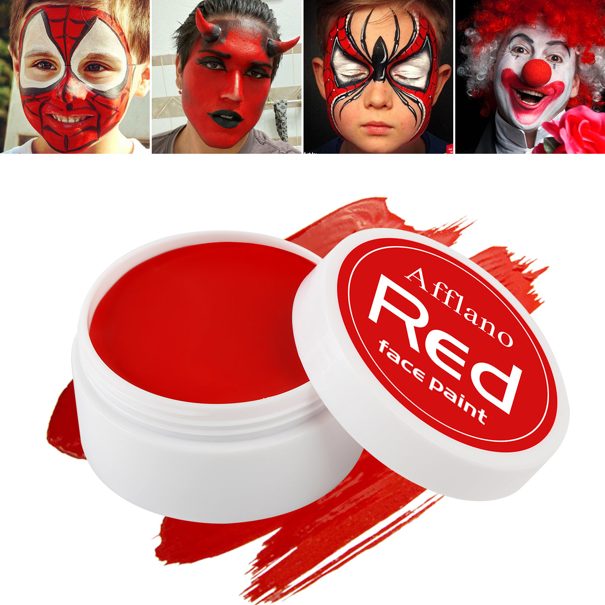 Afflano Face Paint –30g | Halloween, Cosplay & Kids Party Makeup