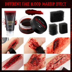 DE'LANCI SFX Halloween Makeup Kit 9 PCS Set