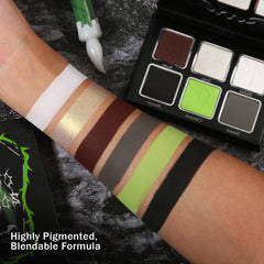 Afflano Cyber Zombie 6 Colors Black Green Makeup Palette
