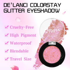 DE'LANCI Rainbow Multichrome Chameleon Eyeshadow  #4G Rose Princess-DE'LANCI