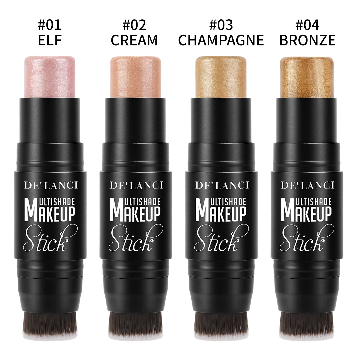 DE’LANCI Multi-functional Dual-ended Highlighter Stick