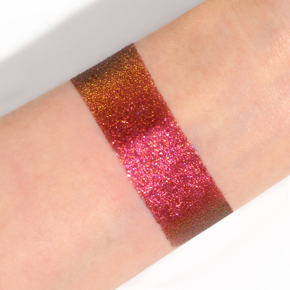 DE'LANCI Sparkle Red Glitter Eyeshadow Singles | Buildable High-Shine Shades