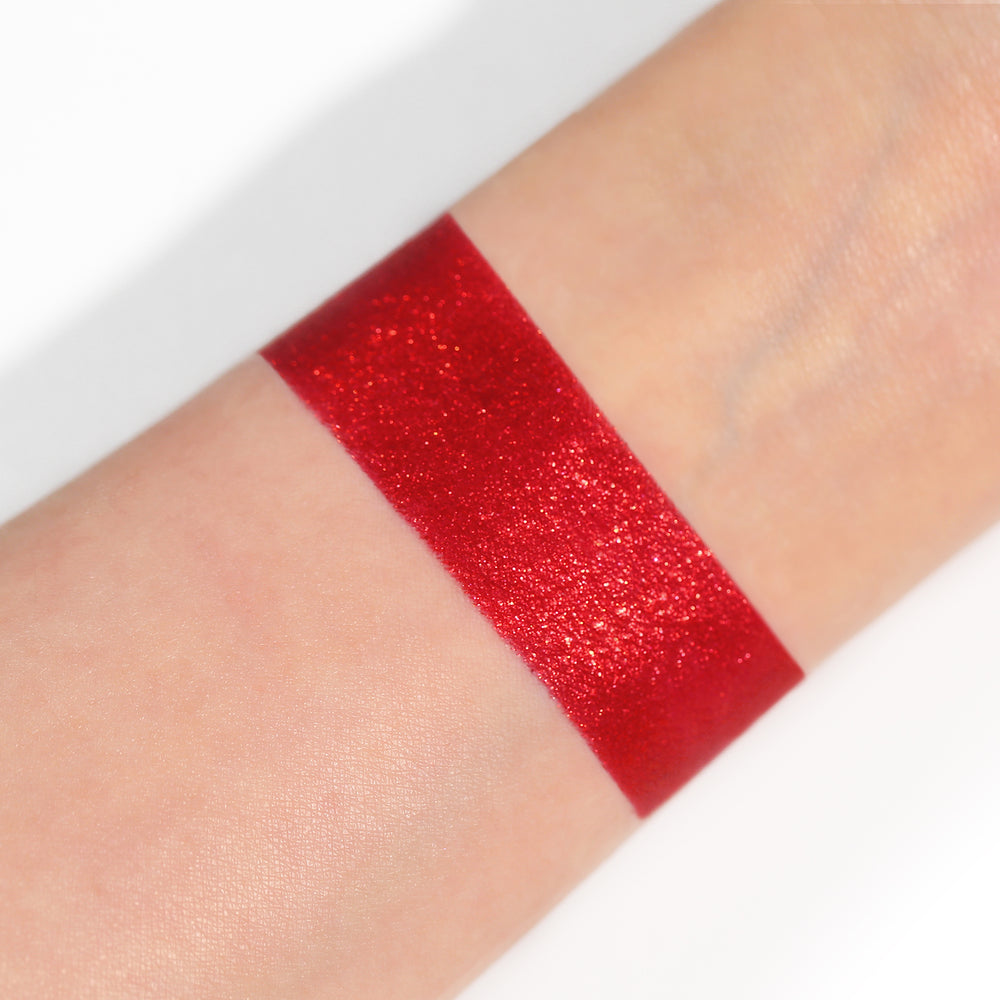 DE'LANCI Sparkle Red Glitter Eyeshadow Singles | Buildable High-Shine Shades