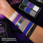 Afflano Goth Eyeshadow Palette Bundle – 4-Palette Set of Bold Matte & Shimmer Shades