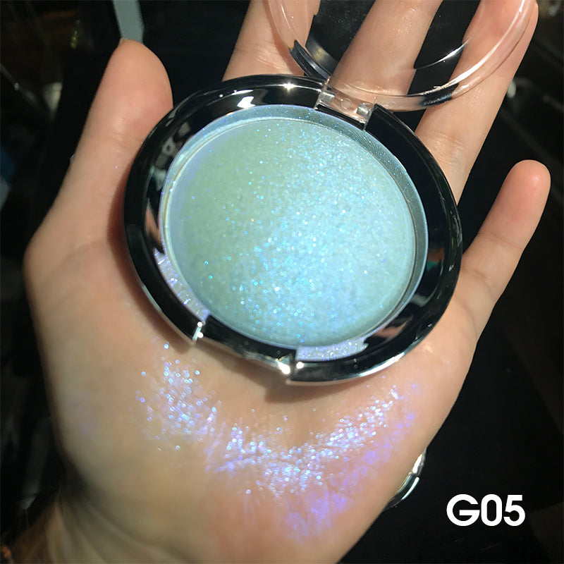 Mermaid Aura Prismatic Highlighter – Blue-Green Ocean Light (G05)