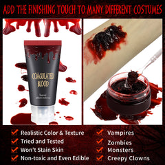 DE'LANCI SFX Halloween Makeup Kit 9 PCS Set