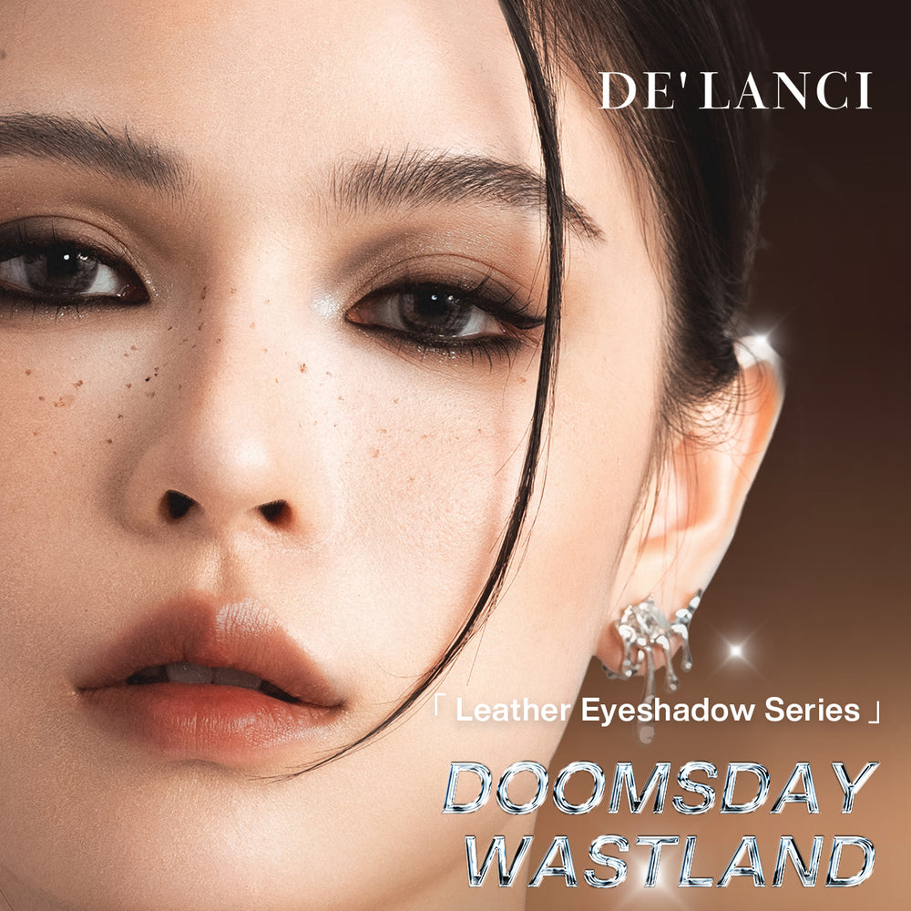 DE'LANCI Doomsday Wasteland Matte Grey Brown Eyeshadow Palette – 9 Neutral Shades