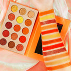 DE'LANCI Orange Eyeshadow Palette 15 Colors-DE'LANCI