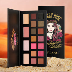DE'LANCI 18 Colors Desert Rose Eyeshadow Palette-DE'LANCI