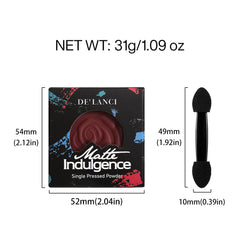 DE'LANCI Matte Single Eyeshadow #Velvet Ember