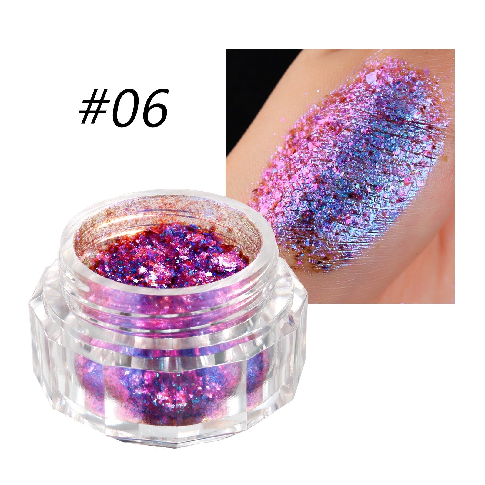 6 Colors Cosmetics Chameleon Flakes Eye Shadow For Choice