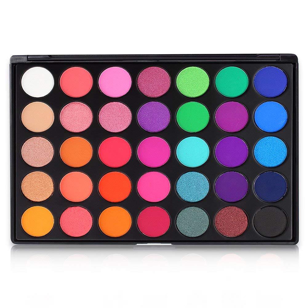 DE'LANCI 35 Colors Matte Shimmer Eyeshadow Makeup Palette