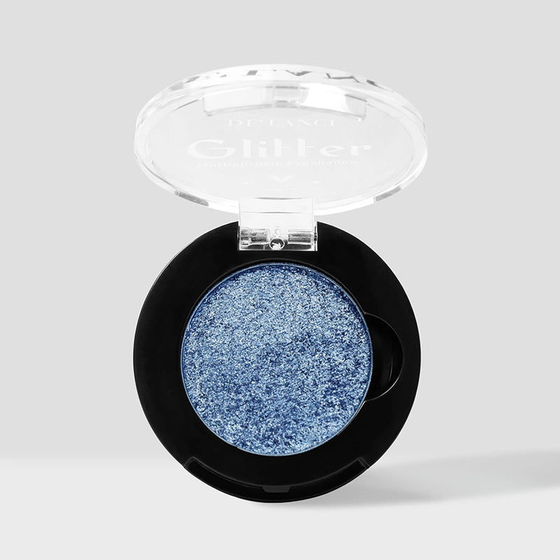 DE'LANCI Rainbow Multichrome Chameleon Eyeshadow #7E Smurf – Intense Color-Shifting Pigment