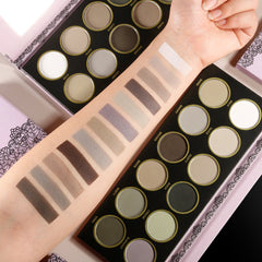 DE'LANCI Rock London 12 Colors All Matte Eyeshadow Palette