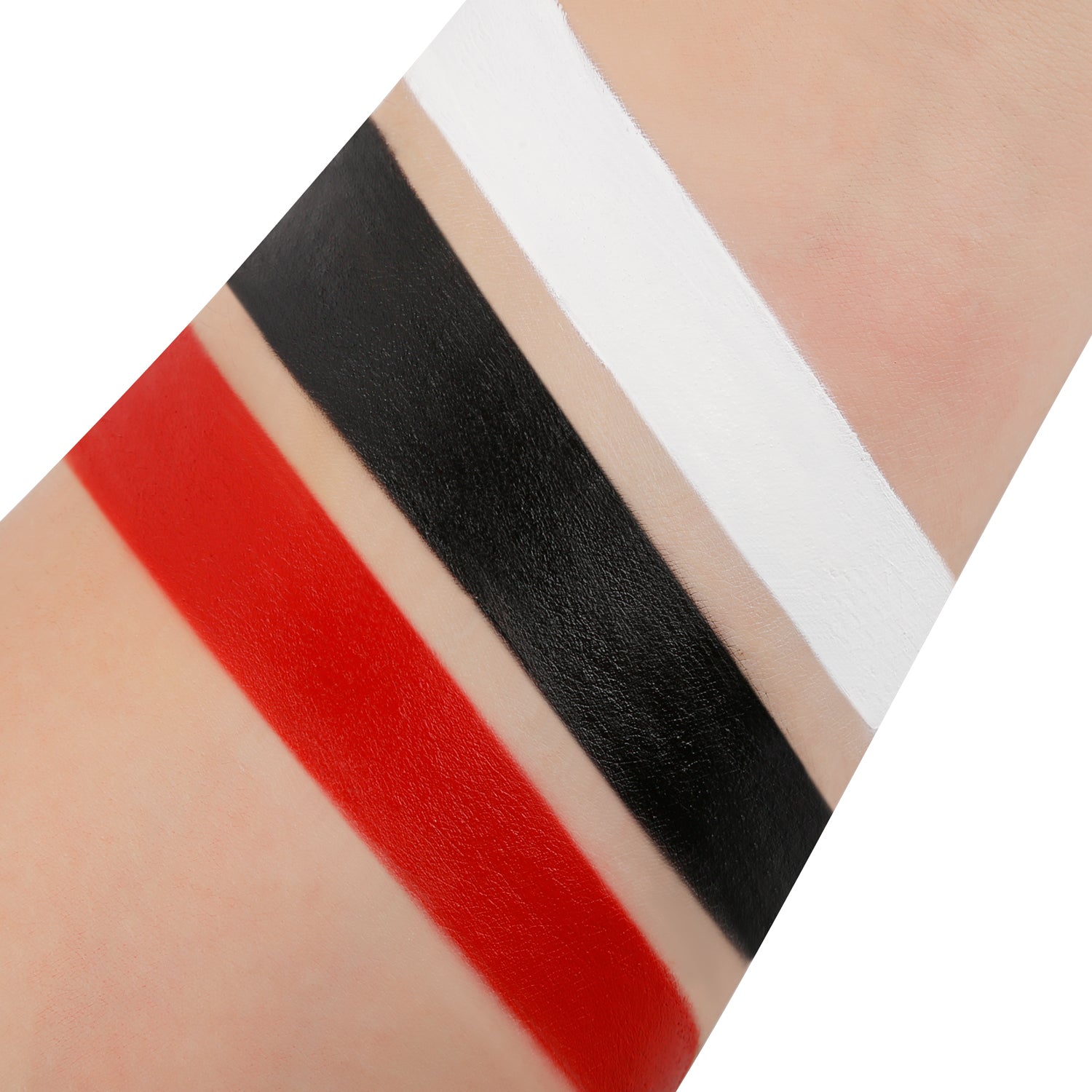 DE'LANCI Black White Red Face Body Paint