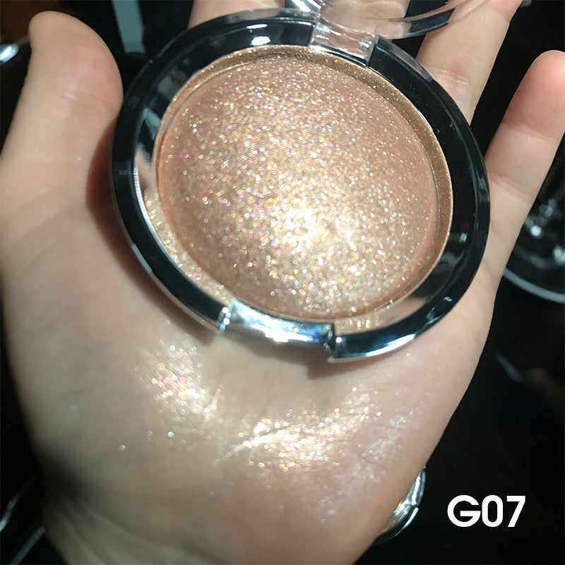 DE’LANCI 10-Color Highlighter  – Multi-Dimensional Glow, Long-Lasting Shimmer for Face & Body