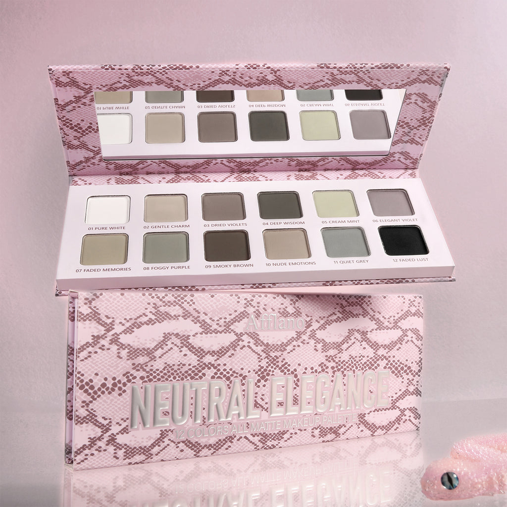 Afflano 12 Colors All Matte Eyeshadow Palette