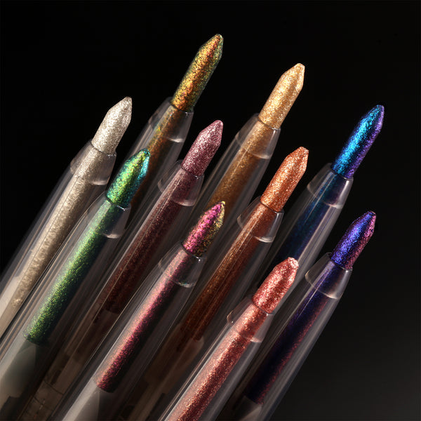 DE'LANCI Alter Realm Chrome Gel Liner - Metallic & Multichrome Waterproof Gel Eyeliner Pencil