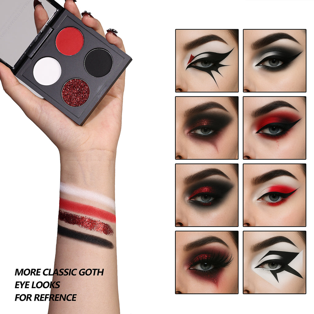 AFFLANO Gothic Show – 26 in 1 Halloween Makeup Gift Kit
