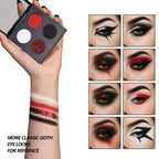 AFFLANO Gothic Show – 26 in 1 Halloween Makeup Gift Kit
