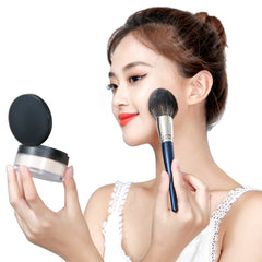 DE'LANCI Premium Soft Powder Brush for Flawless Makeup Application