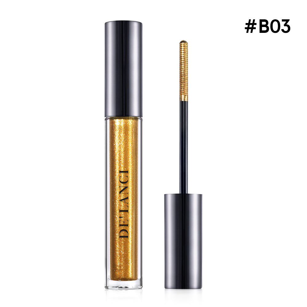 DE’LANCI ChromaLash™ Multichrome Mascara Topper – Color-Shifting Shimmer Lash Coat, 14 Shades