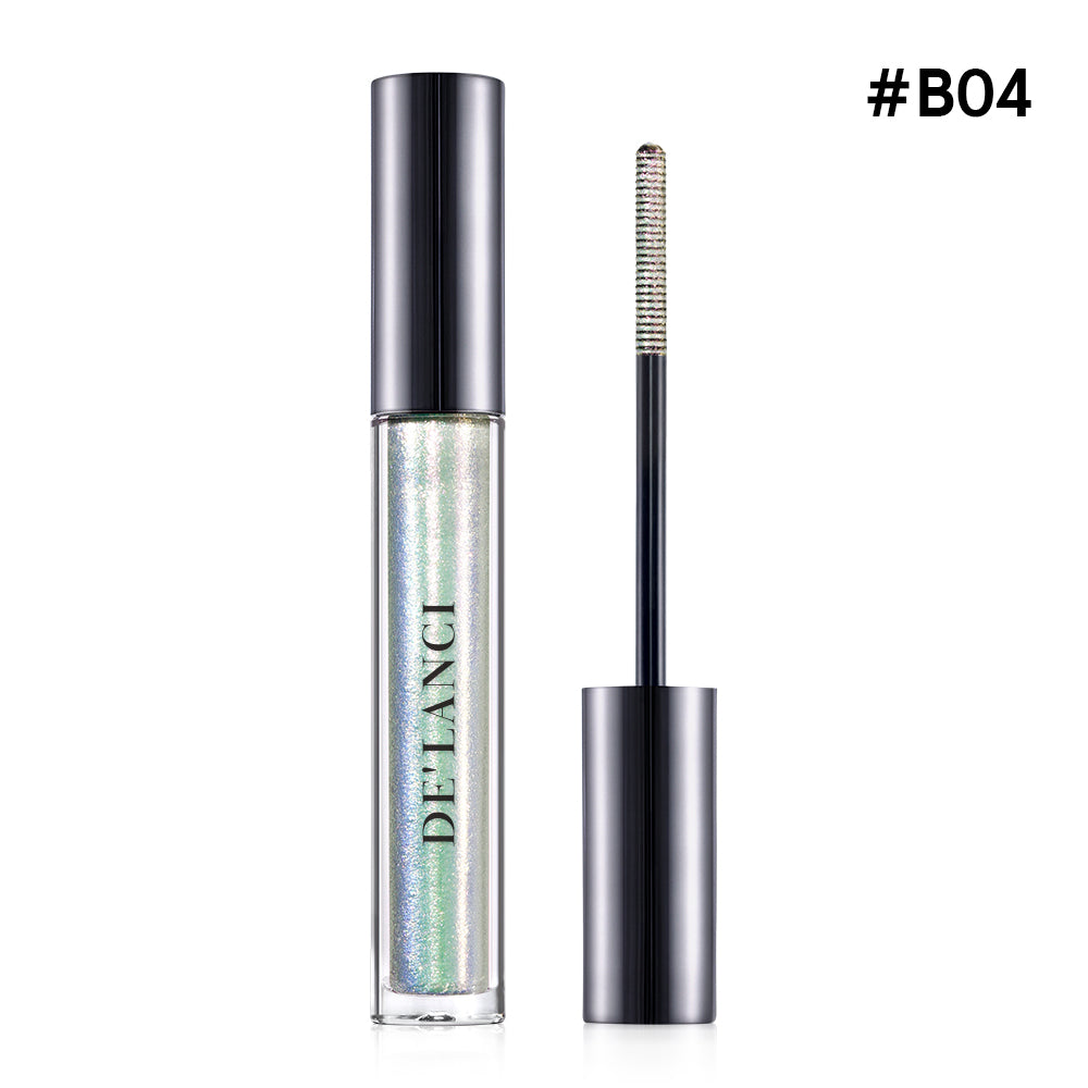DE’LANCI ChromaLash™ Multichrome Mascara Topper – Color-Shifting Shimmer Lash Coat, 14 Shades