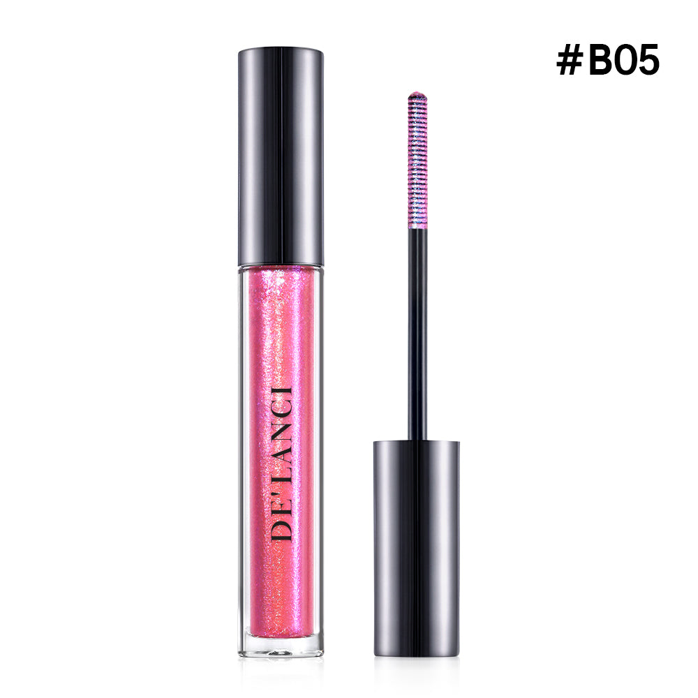 DE’LANCI ChromaLash™ Multichrome Mascara Topper – Color-Shifting Shimmer Lash Coat, 14 Shades
