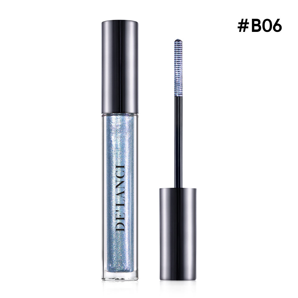 DE’LANCI ChromaLash™ Multichrome Mascara Topper – Color-Shifting Shimmer Lash Coat, 14 Shades