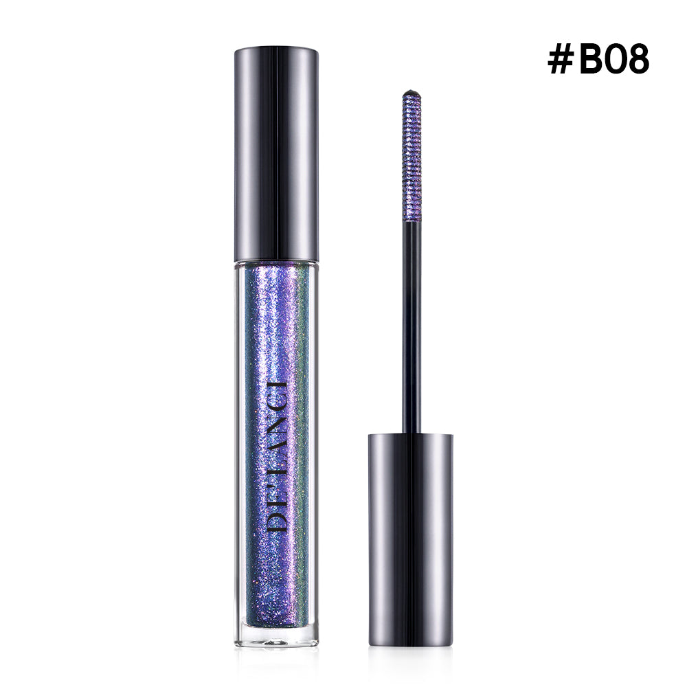 DE’LANCI ChromaLash™ Multichrome Mascara Topper – Color-Shifting Shimmer Lash Coat, 14 Shades