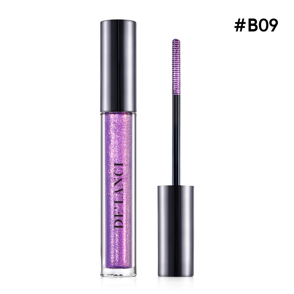 DE’LANCI ChromaLash™ Multichrome Mascara Topper – Color-Shifting Shimmer Lash Coat, 14 Shades