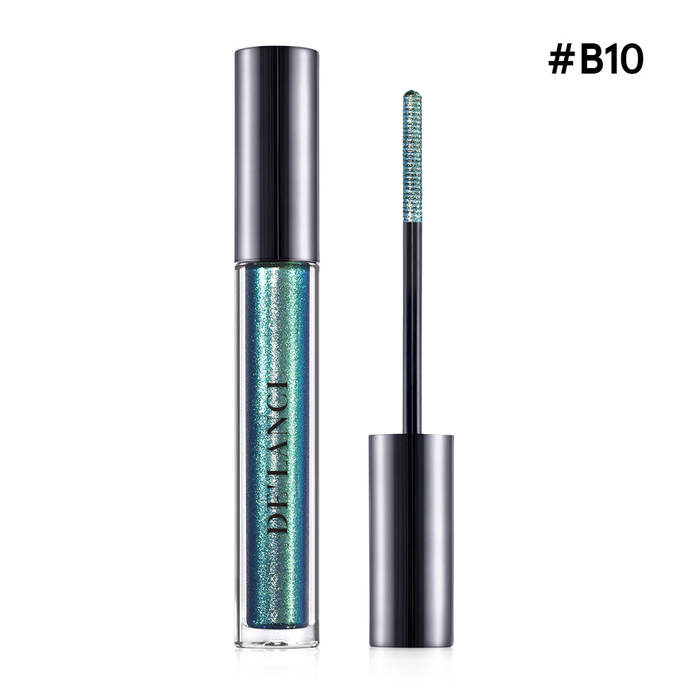 DE’LANCI ChromaLash™ Multichrome Mascara Topper – Color-Shifting Shimmer Lash Coat, 14 Shades