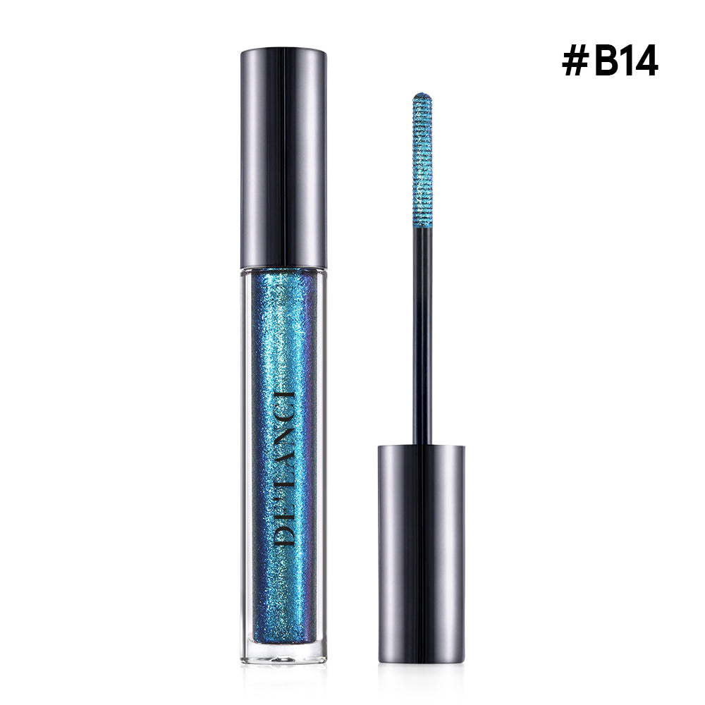 DE’LANCI ChromaLash™ Multichrome Mascara Topper – Color-Shifting Shimmer Lash Coat, 14 Shades