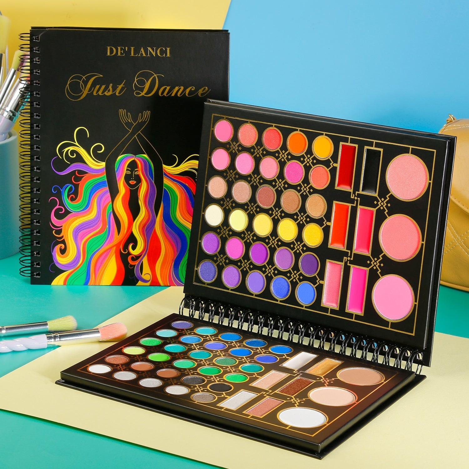 DE'LANCI NEW 78 Colors Mixing Makeup Palette Just Dance-DE'LANCI