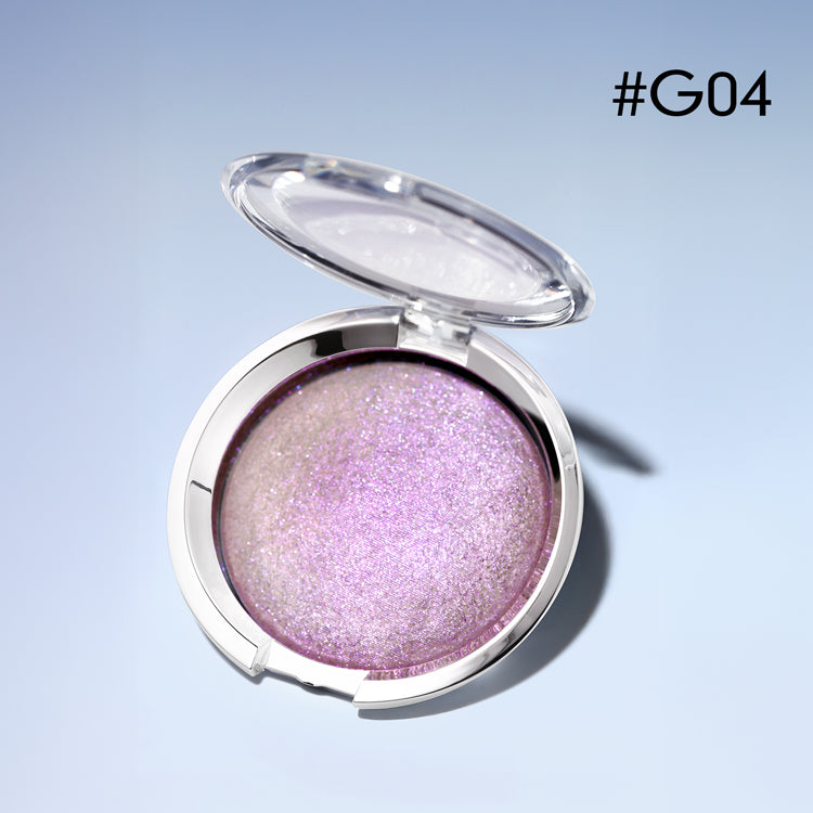 DE’LANCI 10-Color Highlighter  – Multi-Dimensional Glow, Long-Lasting Shimmer for Face & Body