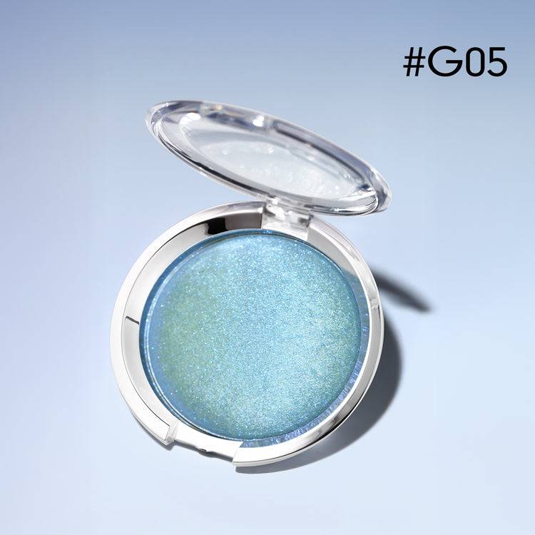 DE’LANCI 10-Color Highlighter  – Multi-Dimensional Glow, Long-Lasting Shimmer for Face & Body