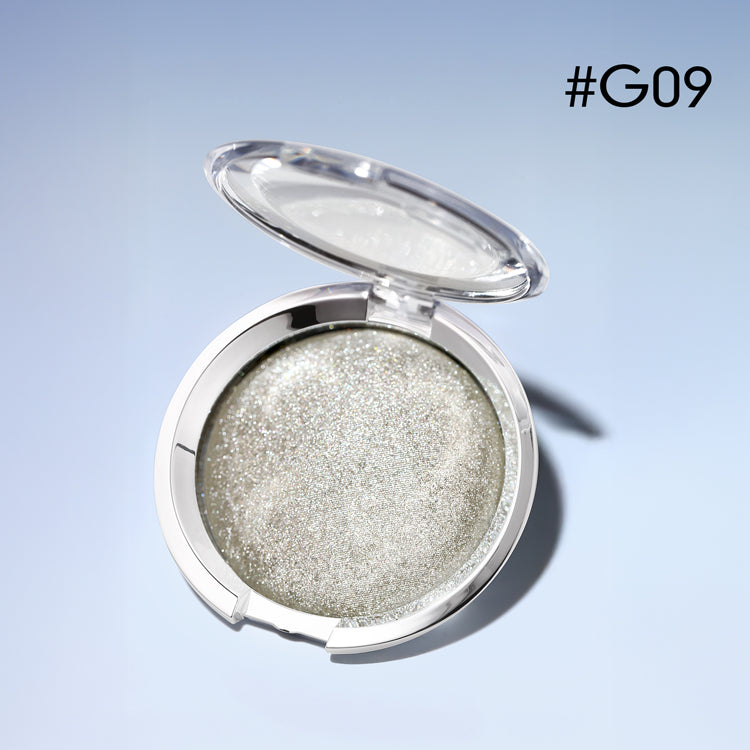 DE’LANCI 10-Color Highlighter  – Multi-Dimensional Glow, Long-Lasting Shimmer for Face & Body