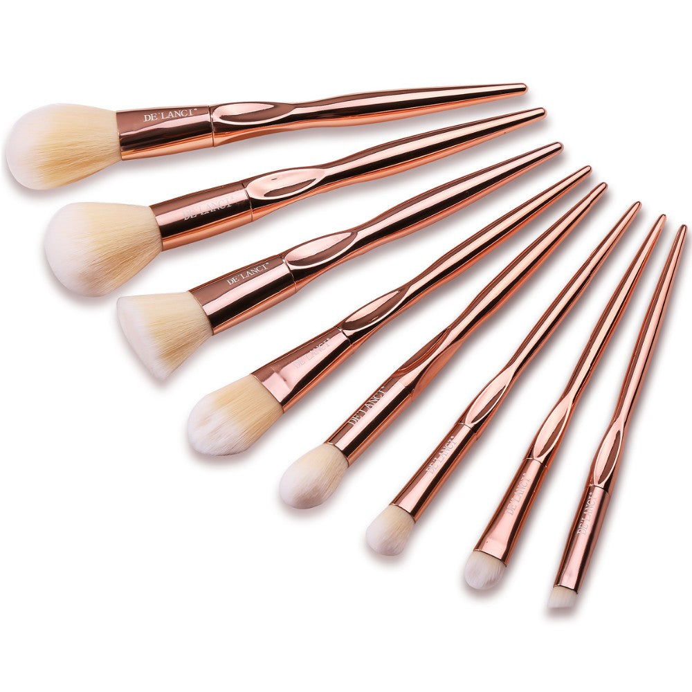 DE'LANCI Luxury 8 Piece Makeup Brush Set-DE'LANCI