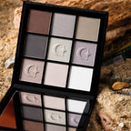 DE'LANCI Doomsday Wasteland Matte Grey Brown Eyeshadow Palette – 9 Neutral Shades