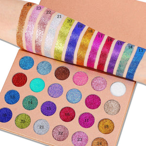 DE'LANCI Pressed Glitter Eyeshadow Palette-DE'LANCI