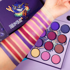 DE'LANCI Hawaii Blueberry Purple Eyeshadow Palette-DE'LANCI