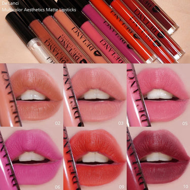 DE’LANCI Multicolor Aesthetics Matte Lipsticks-DE'LANCI