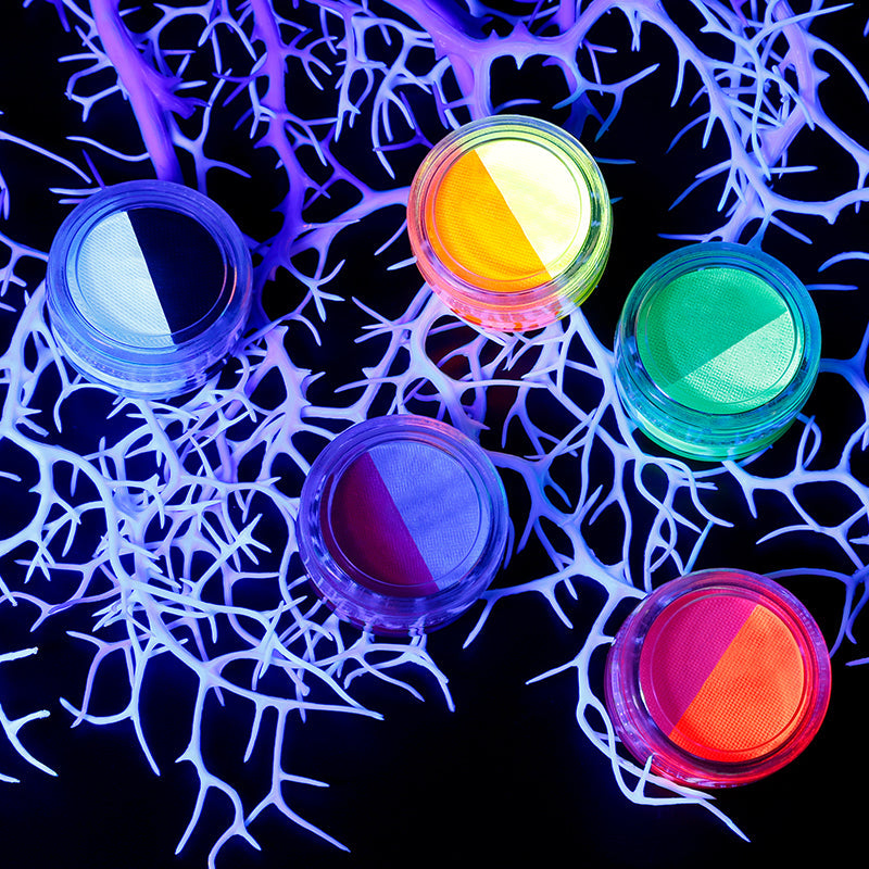 2 IN 1 Water Based Facial Pastel UV Neon Body Painting Cream