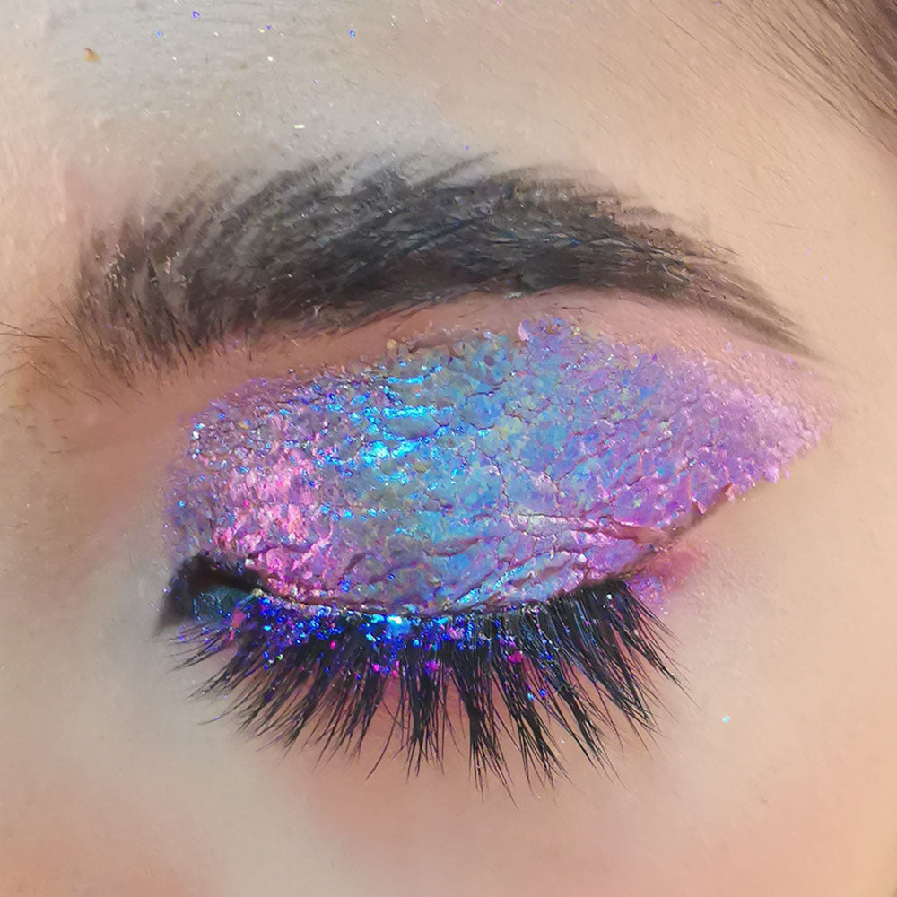 Chameleon Eyeshadow Flakes Powder Liquid Set-DE'LANCI