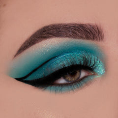 DE’LANCI 9 Colors Dolphin Teal Eyeshadow Palette-DE'LANCI