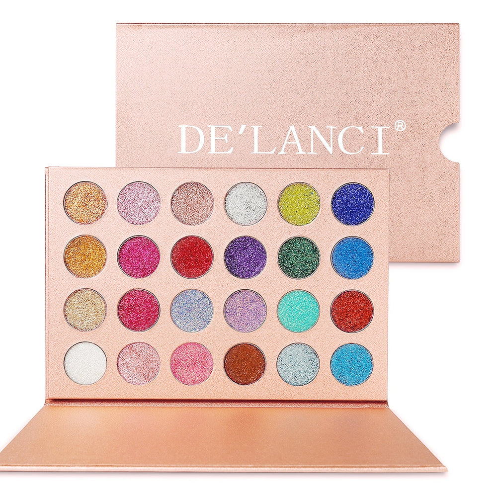 DE'LANCI Pressed Glitter Eyeshadow Palette-DE'LANCI