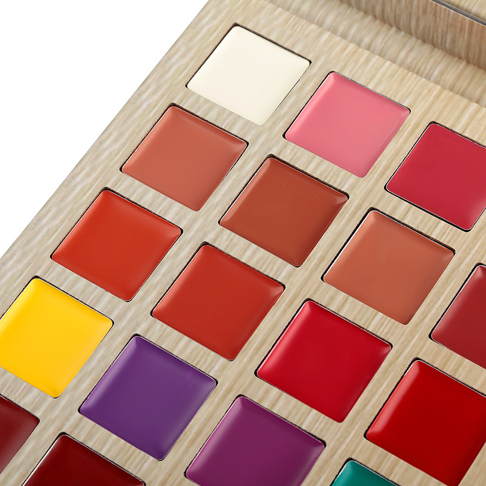 DE'LANCI 25 Color Matte Multi Shade Lip Palette-DE'LANCI